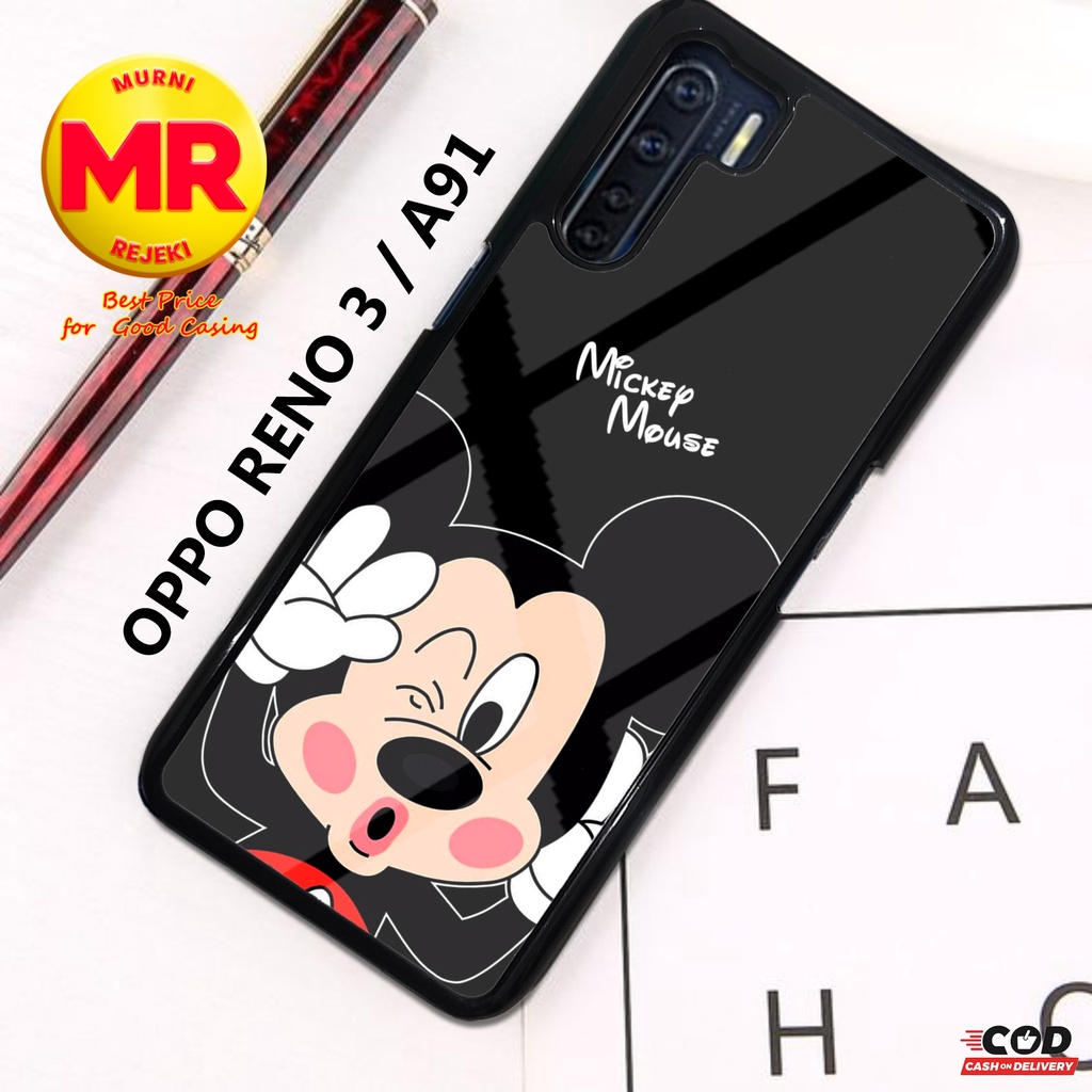 Hp 手機殼 OPPO RENO 最新手機殼酷殼保護殼 OPPO RENO 3 A91 Pure Case DSNY 最