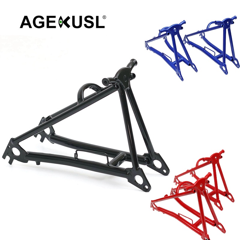 Aceoffix 自行車車架後三角叉 Cr-Mo 鋼合金用於 Brompton 折疊自行車