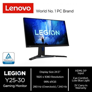 顯示器 LENOVO LEGION LED 24.5 Y25-30 IPS 240Hz 0.5Ms 頻率揚聲器