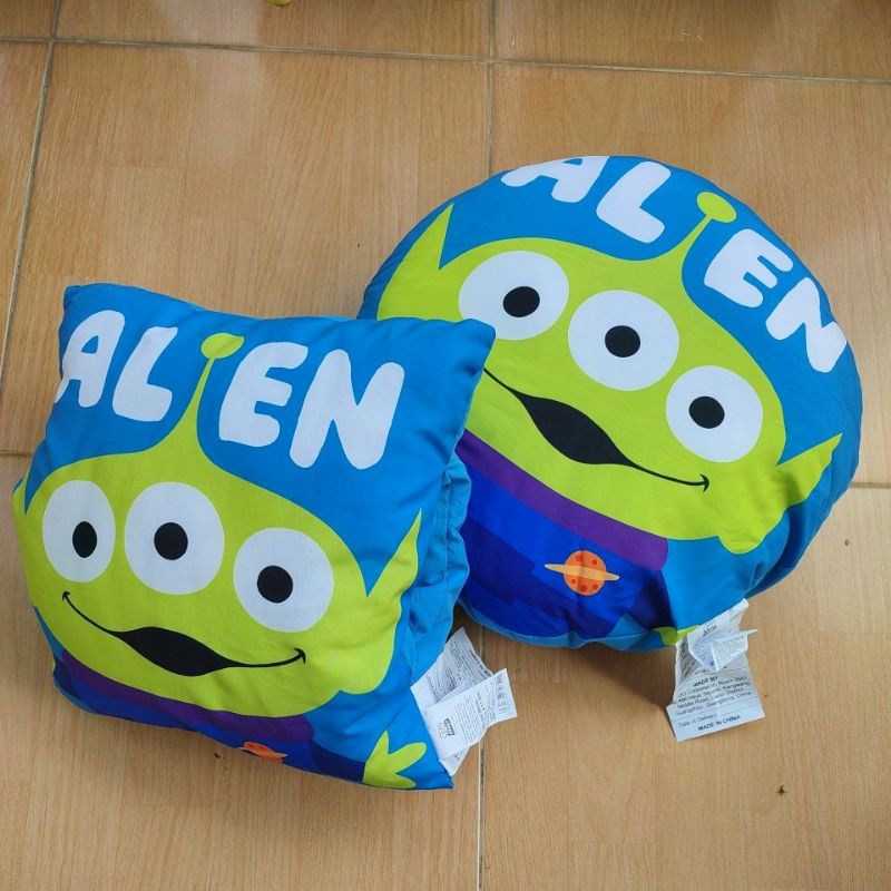 Miniso 迪士尼 PIXAR 外星人枕頭暖手器外星人枕頭暖手器