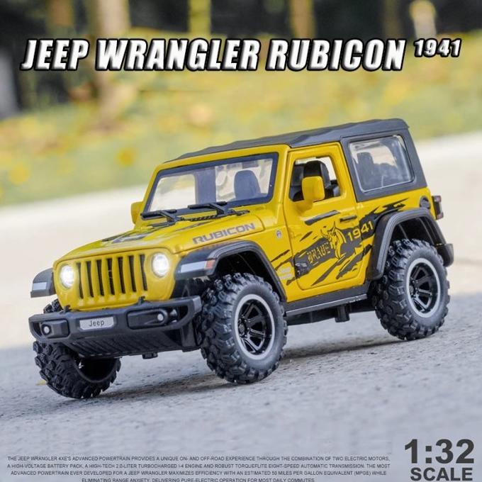 Miniauto Jeep Wrangler Rubicon 1:32 比例