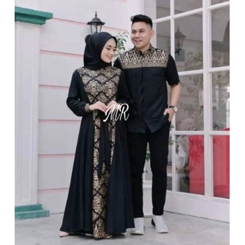 Ready IRWANSYAH Batik COUPLE 衣服情侶襯衫和 Gamis 情侶裝 Combi Batik P