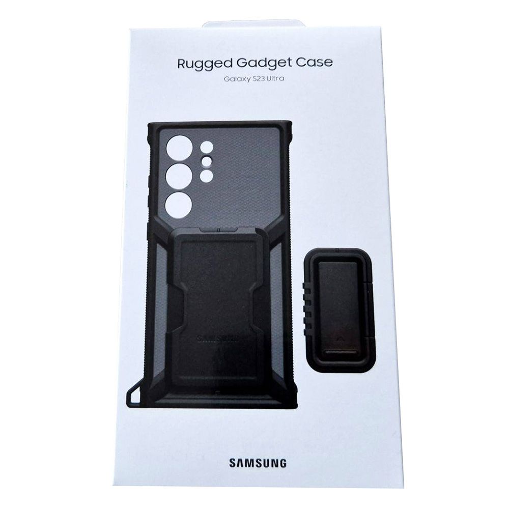 Samsung 三星 原裝 Galaxy S23 Ultra 軍規型多功能保護殼 EF-RS918 (黑)(平行進口)