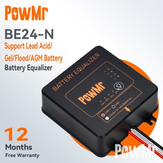 PowMr 電池均衡器 用於 2 X 12V 鉛酸 凝膠 AGM類型電池系統 N * 12V 電池均衡器 保持電池均衡