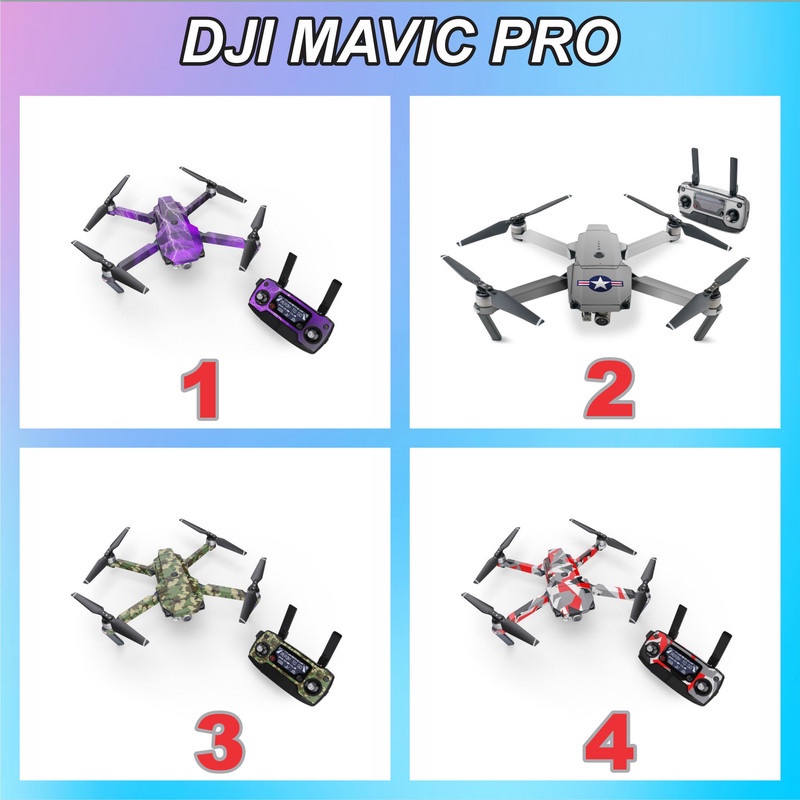 Dji MAVIC PRO PROTECTOR DRONE 完整啟示錄紫羅蘭色