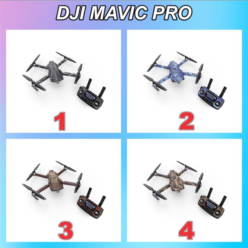 Dji MAVIC PRO PROTECTOR DRONE 完整的數字天空迷彩