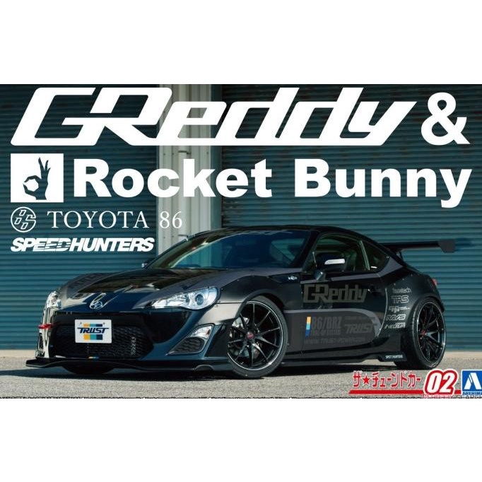 青島 06187 1/24 ZN6 Toyota86 12 Greddy Rocket Bunny 大眾賽車