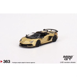 Mini GT 363 蘭博基尼 Aventador 無反光鏡跑車 Oro Elios