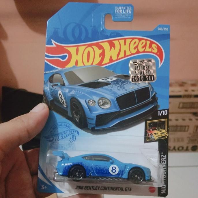 Hot Wheels 2018 賓利歐陸 GT3 藍色 GameStop 獨家 FS