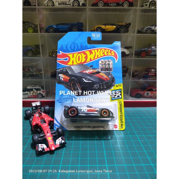 HOT WHEELS 風火輪超級尋寶護衛艦 c7 z06 敞篷車