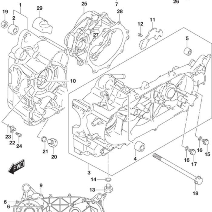 插頭墊片 FIG 108A SUZUKI BURGMAN 200 原裝