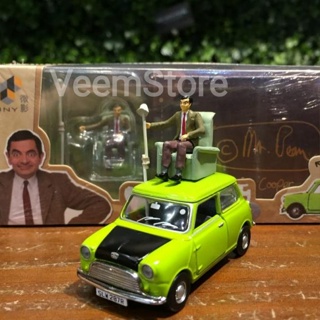 壓鑄 1:50 Mini Cooper Mr.Bean 和人偶