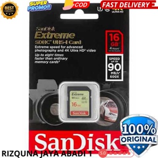 SANDISK 全新閃迪 Extreme SDHC/XC UHS-I 卡 V30 Class 10 16GB 90MB/