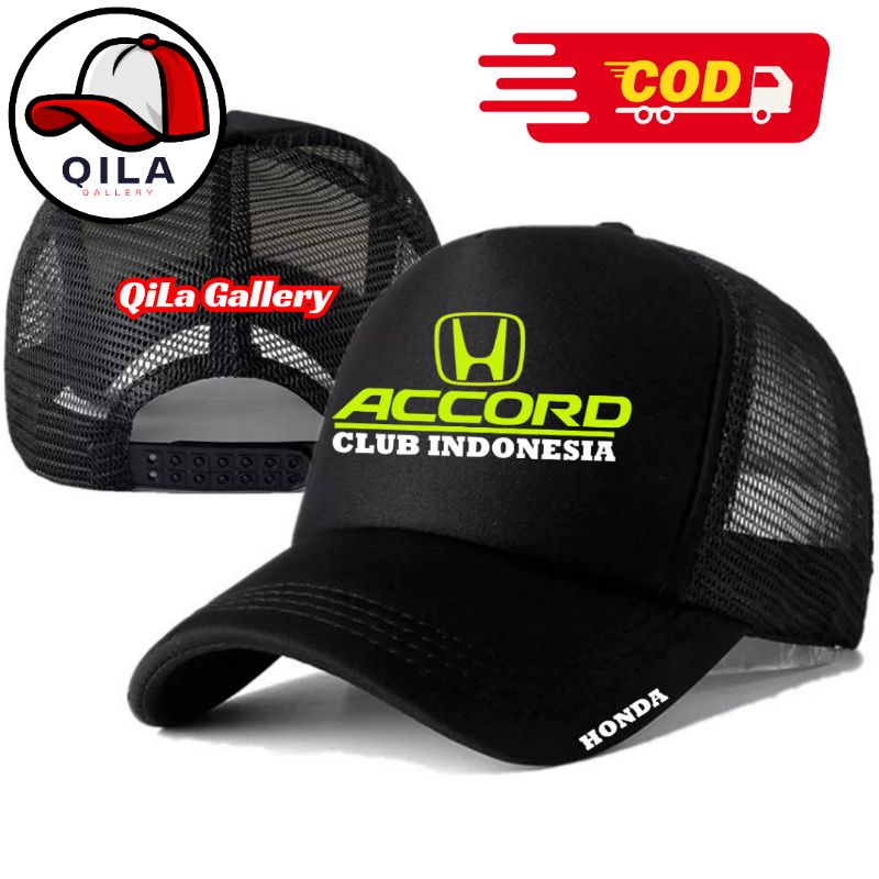 熱銷畫廊卡車司機帽 HONDA ACCORD 帽子 Distro HONDA ACCORD 標誌帽子 HONDA ACC