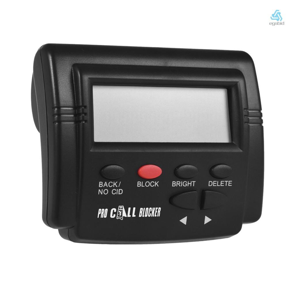 Ct-cid803 PLUS 來電顯示盒呼叫阻斷器停止噪音呼叫設備呼叫 ID LCD 屏幕顯示,具有 1500 個數字容