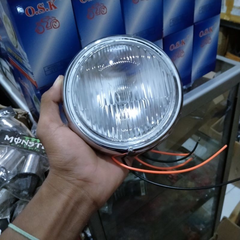 HONDA 大燈 c70 透明玻璃 Mos OSK rodaparts 電機 c700 s90 本田反射器 c50 4.