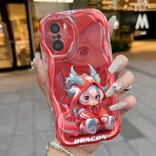 XIAOMI HP 小米 POCO F3 Redmi K40 Pro 手機殼軟殼手機套新年龍年新款手機殼軟矽膠保護套