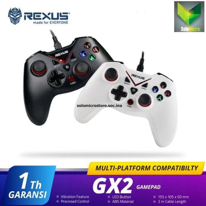 遊戲手柄 Rexus Gladius GX2 Pro Stick 遊戲控制器 USB PC 操縱桿