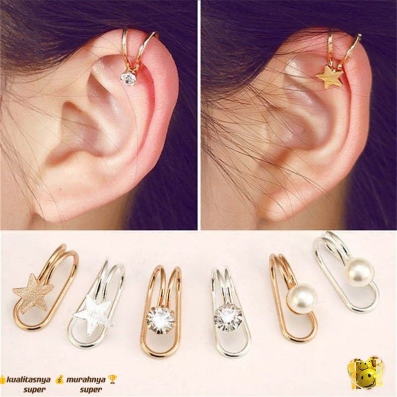 耳夾韓版耳環/韓國夾式耳環