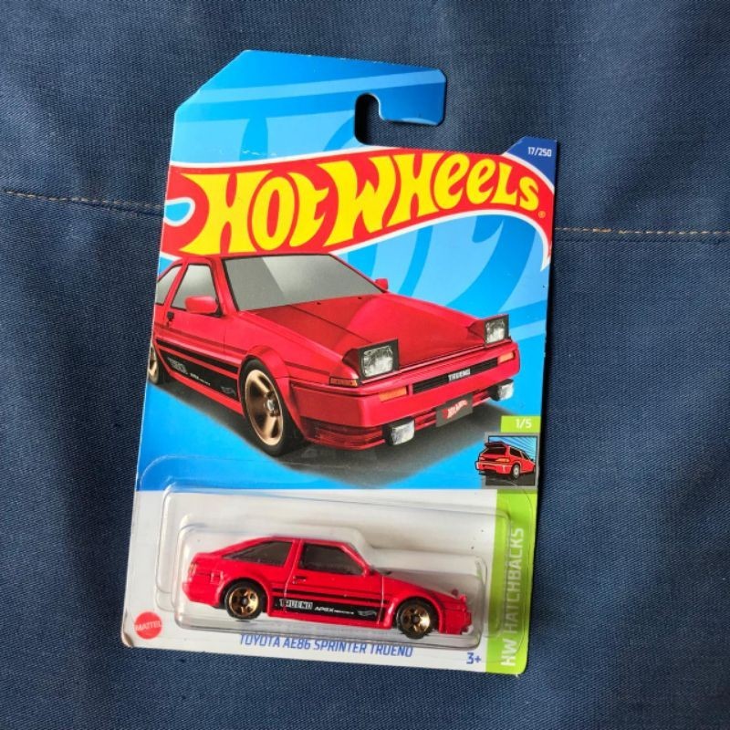 HOT WHEELS 風火輪豐田 AE86 Sprinter Trueno Red