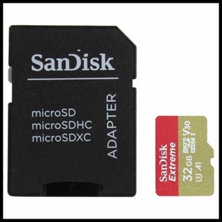 最優惠 SANDISK MICROSDXC EXTREME A1 V30 UHS-1 32GB 帶適配器