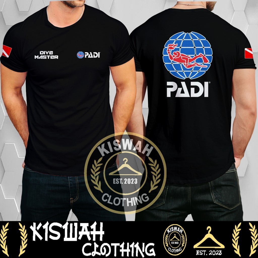T恤 PADI 專業協會潛水說明 DIVE MASTER DB Distro T恤
