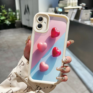 SAMSUNG HP 三星 Galaxy A05 A05s 手機殼 Love Candy 圖案雙軟手機殼新款矽膠保護殼軟