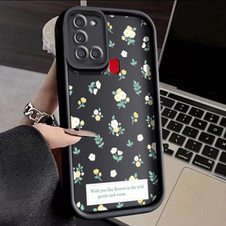 SAMSUNG HP 三星 Galaxy A21S 手機殼櫻花手機殼矽膠保護軟殼製成新款手機殼外殼