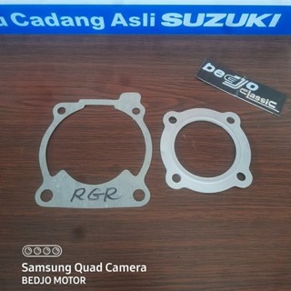 墊片 perpak topset topset 氣缸蓋和塊 SUZUKI RGR 150 RGV 設定根據照片