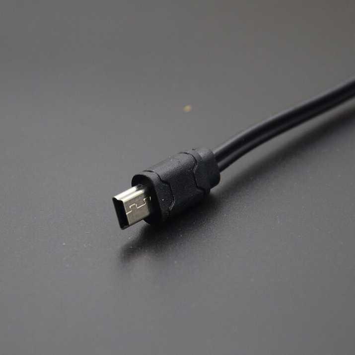 電子線 Mini USB 轉 USB AUX 3.5mm 音頻線 A-02