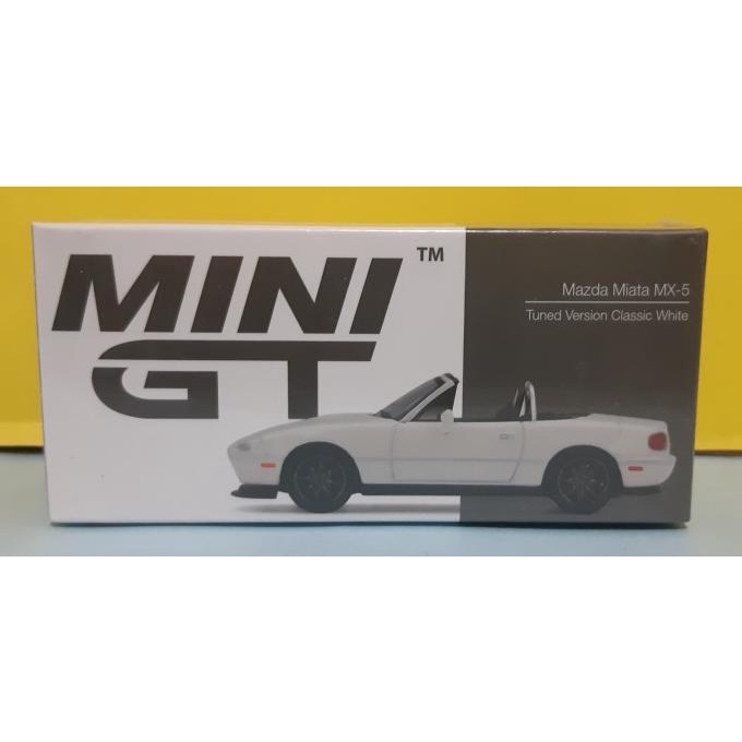 MAZDA Minigt Mini GT 304 馬自達 Miata MX-5 調諧版經典白