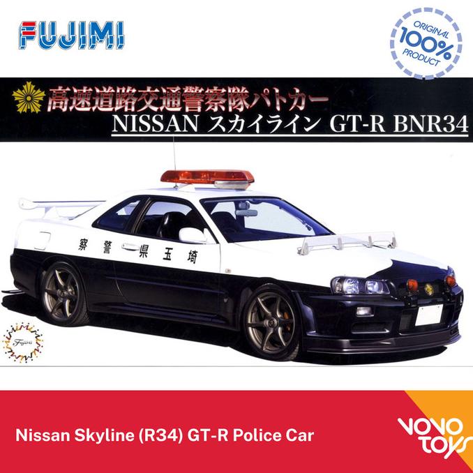 模型套件 FUJIMI 1/24 Nissan Skyline R34 GT-R 警車