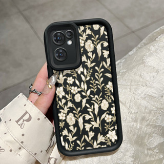 HP OPPO Reno 8 5G OPPO Reno 8T 手機殼保護套新款軟矽膠套花影紋外殼軟殼
