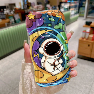 XIAOMI HP 小米 POCO F2 POCO X2 Redmi K30 手機殼卡通手機殼宇航員圖案外殼防摔外殼和矽