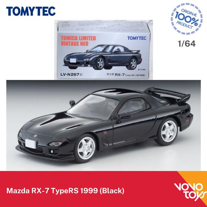 MAZDA Tomica 限量復古 TLV-N267c 馬自達 RX-7 型 RS 1999 黑色 Tomytec