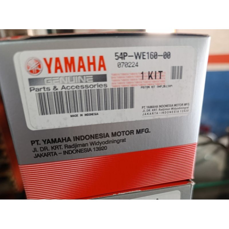 山葉 54p-we160-00 活塞保險絲套件標準 Yamaha Mio J Mio GT 110 原裝 Yamaha