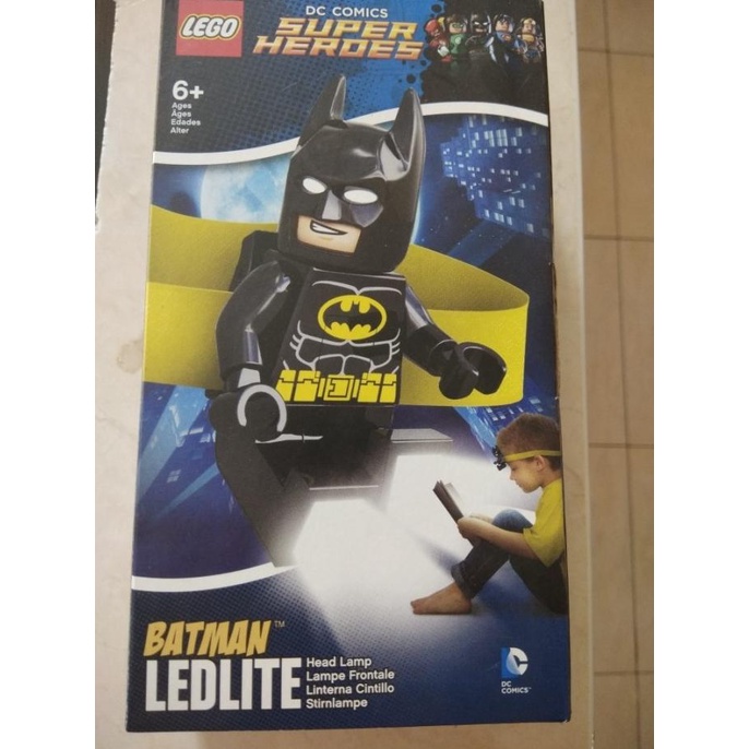 樂高超級英雄蝙蝠俠 Ledlite 頭燈全新原裝