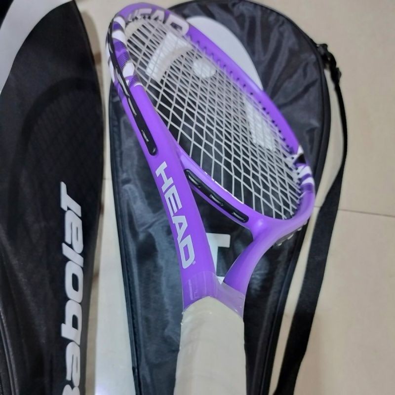 Ungu Beginner SONIC HEAD 網球拍即用型紫色