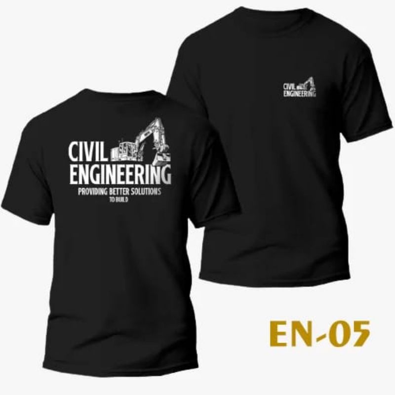 T 恤 CIVIL ENGINEERING CIVIL ENGINEERING DTF 印刷