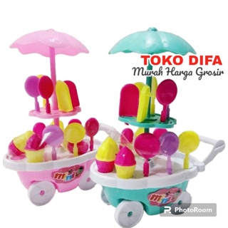 Dt Toys 完整的迷你冰淇淋車玩具