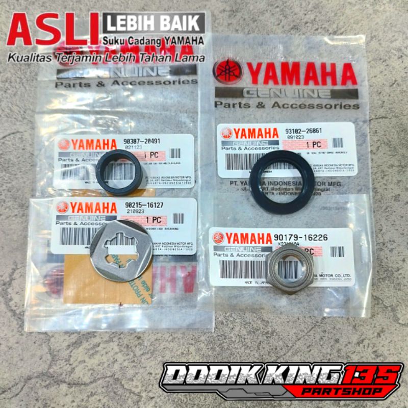 山葉 螺母環 BOSH 密封軸齒輪前齒輪 RX KING RXK RXS 原裝 YAMAHA 90179-16226 9