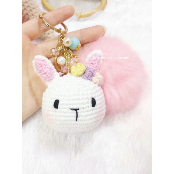 Rya 包魅力 Amigurumi 針織娃娃兔子咪咪兔子