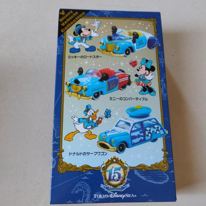 Tomica tokyo 迪士尼海濱 15 週年禮盒 3 件稀有