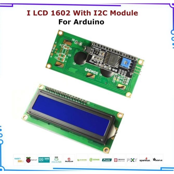 Lcd 16x2 1602 帶 I2C IIC 模塊背包板 Arduino