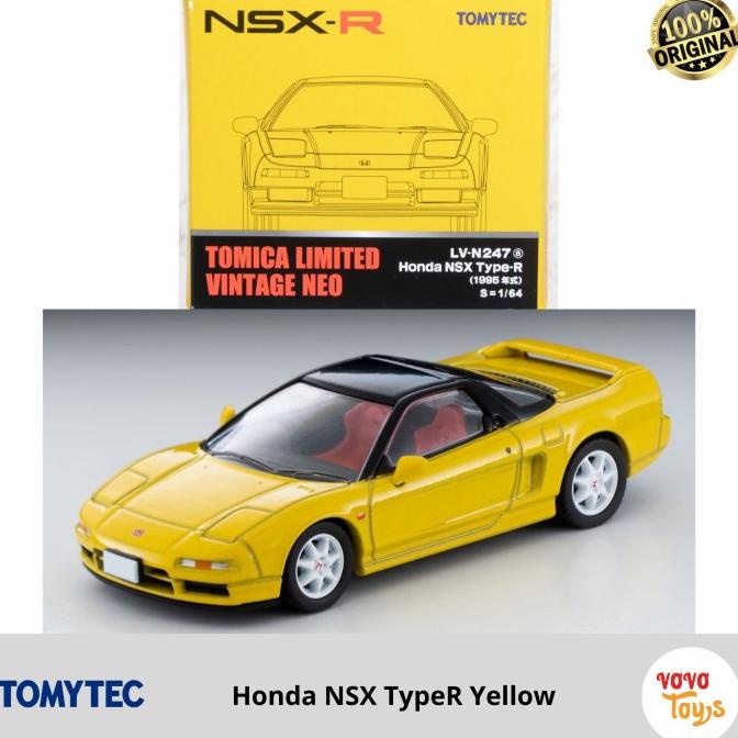 HONDA Tomica Limited Vintage Neo TLV-N247a 本田 NSX Type R 黃色