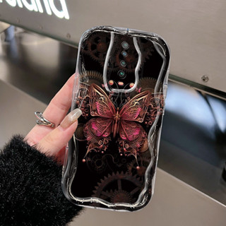 XIAOMI HP 小米 POCO F2 POCO X2 Redmi K30 手機殼高階蝴蝶紋手機新款軟殼矽膠保護套軟殼