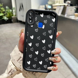 HP 外殼 VIVO Y95 Y93 Y93s Y91 Y91i 外殼軟殼適用於 HP 保護套漸變條紋圖案手機殼軟殼矽膠