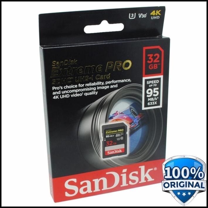 免費送貨 SANDISK EXTREME PRO SDHC 卡 UHS-I U3 CLASS 10 4K 32GB