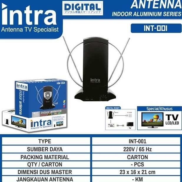 免費送貨 INTRA DIGITAL 室內電視天線 INT-001 2102J