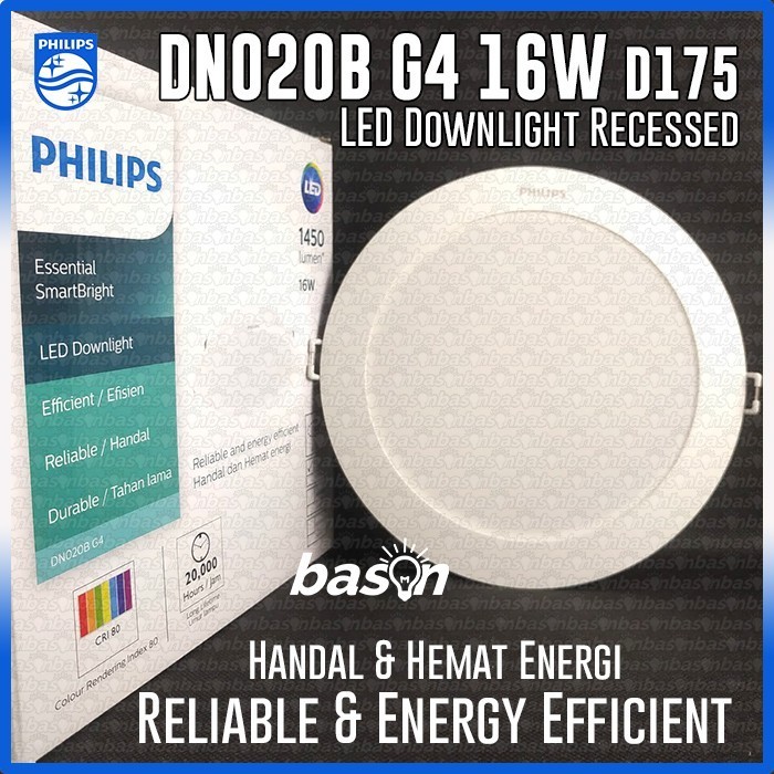 飛利浦 DN020B G4 16W LED15 D175 7 LED 筒燈相當於 18W G3
